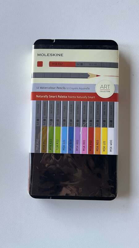 Moleskine aquarelle pencils 